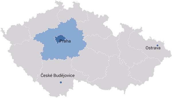 Mapa ČR | Účetnictví Fejo